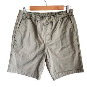 Outerknown Shorts Men's Small Green Pull On Drawstring 8" Inseam